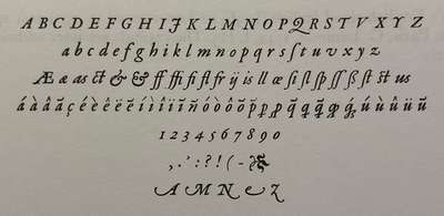 Example of Saint-augustain typeface