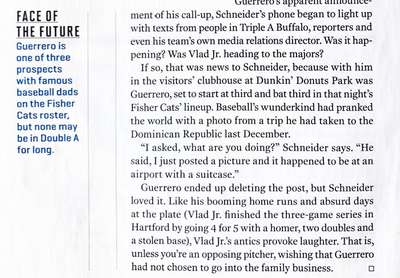 An image of text from a magazine layout with an end mark after the last sentence of the article