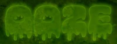 The word ooze set in Cheee