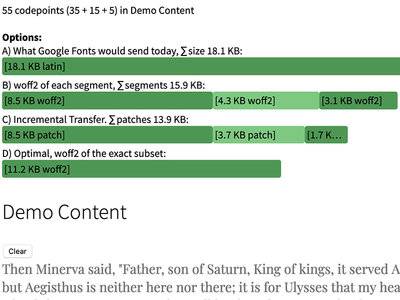 Image showing how much data transfer is being saved over 3 or more subsequent page views