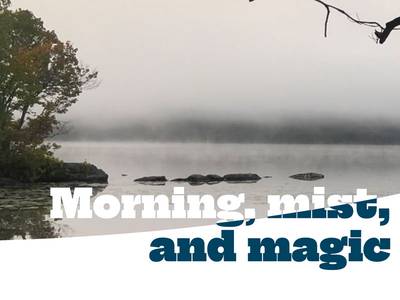 text masking and reversed over the edge of an image