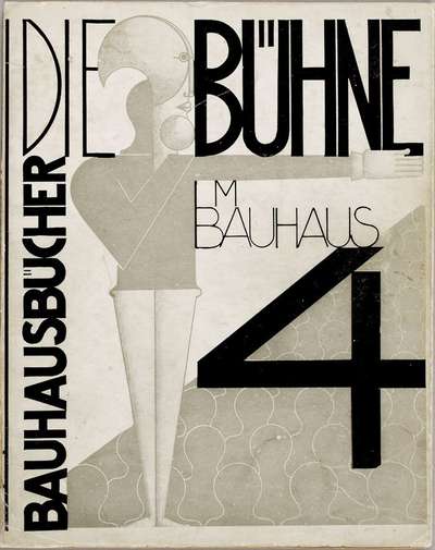 A Bauhaus layout featuring both horizontal and vertical typography