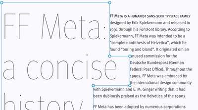 Showing the shape editor around the heading in Firefox developer tools