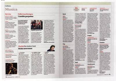 Image of 2-page spread from Internazionale