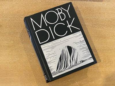 Cover shot of my Rockwell Kent edition of Moby Dick