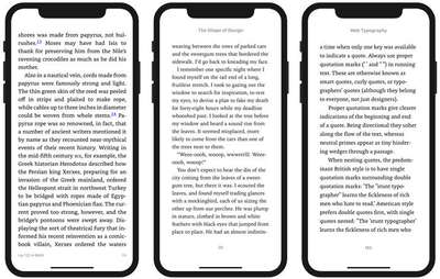 Screenshots of all 3 ebooks