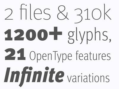 Statistics about Meta font files