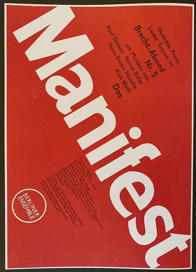 A poster for Das Manifest