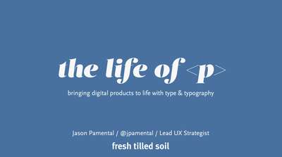 Slide deck cover for The Life of <p>